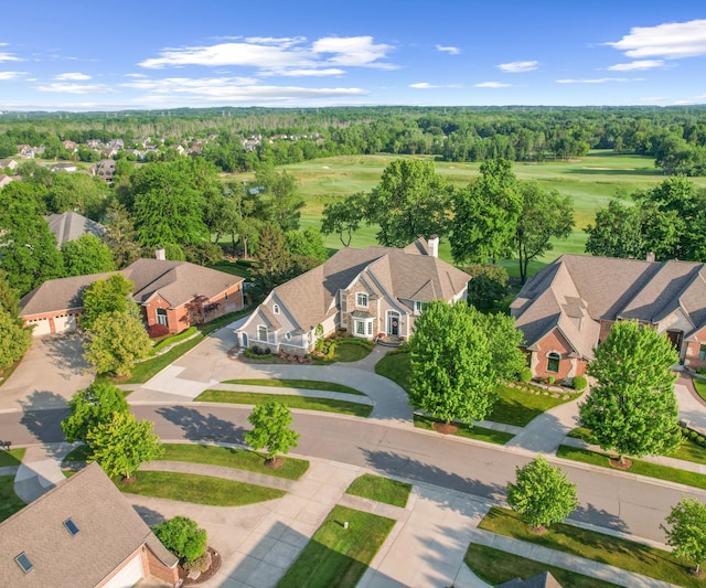 5011 Rockaway Ln, Clarkston, MI 48348 - aerial perspective of suburban area with a local golf course