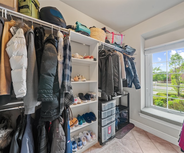 5011 Rockaway Ln, Clarkston, MI 48348 - spacious closet with tile patterned flooring