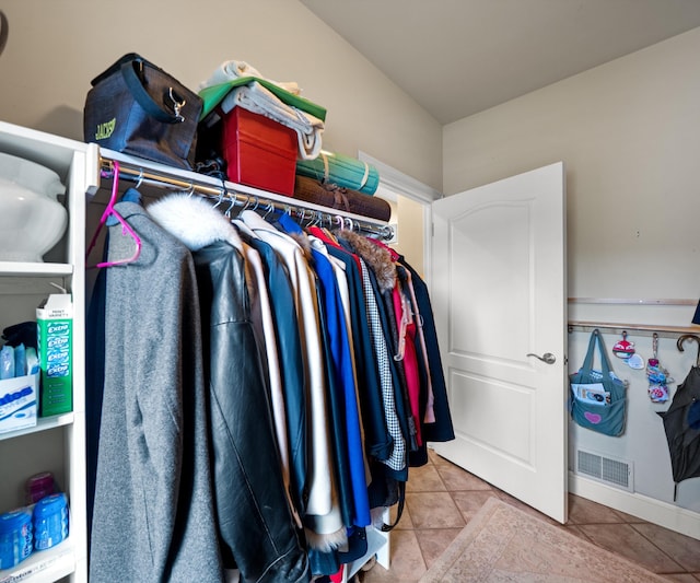 5011 Rockaway Ln, Clarkston, MI 48348 - spacious closet with tile patterned flooring