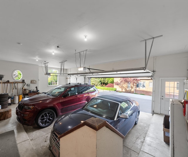 5011 Rockaway Ln, Clarkston, MI 48348 - garage with a garage door opener