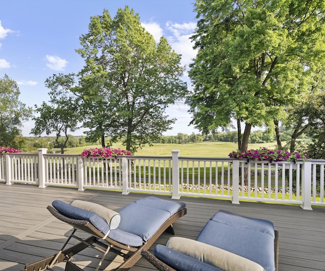5011 Rockaway Ln, Clarkston, MI 48348 - view of wooden deck