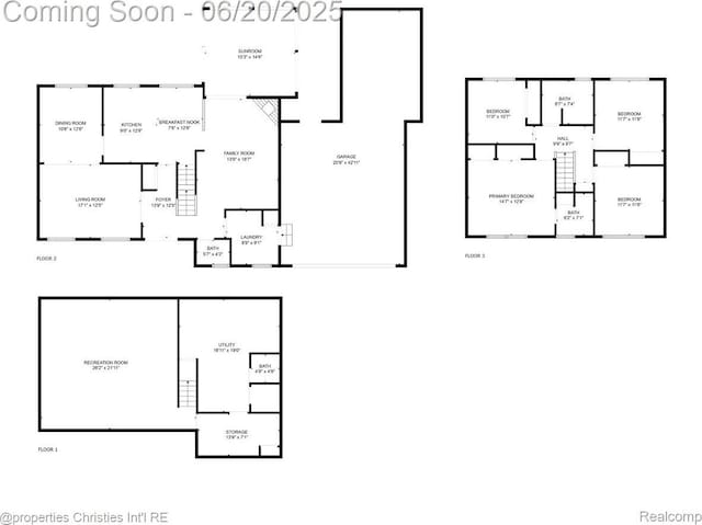 4160 Dawn Ln, West Bloomfield, MI 48323 - view of property floor plan