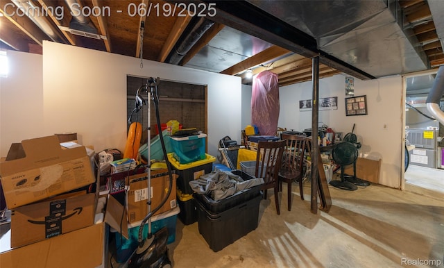 2102 Oakwood Rd, Ortonville, MI 48462 - view of unfinished basement