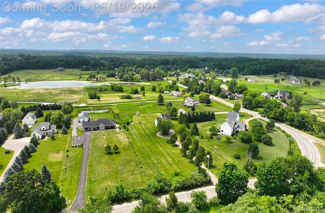 2102 Oakwood Rd, Ortonville, MI 48462 - bird's eye view