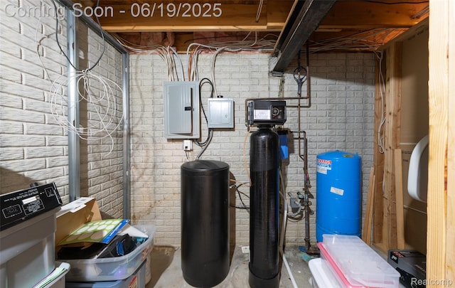 2102 Oakwood Rd, Ortonville, MI 48462 - utility room featuring electric panel