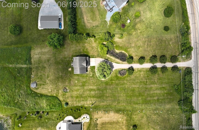 2102 Oakwood Rd, Ortonville, MI 48462 - aerial view of property and surrounding area