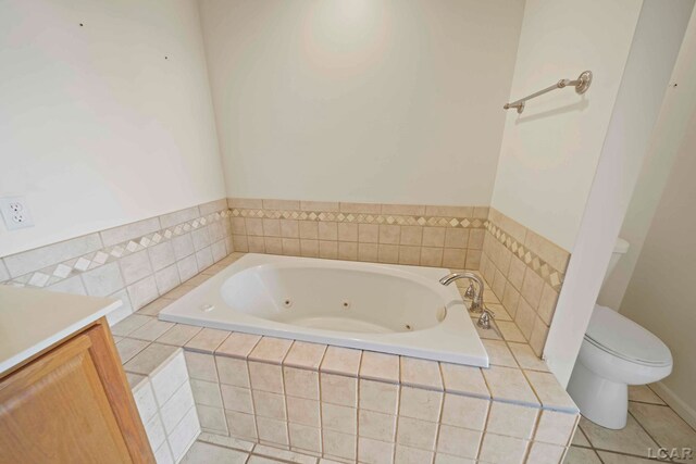 7555 Sherlock Dr, Onsted, MI 49265 - bathroom featuring a tub with jets and vanity