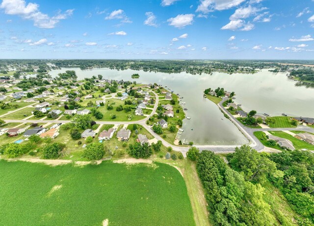 7555 Sherlock Dr, Onsted, MI 49265 - aerial view of property's location with a large body of water and nearby suburban area