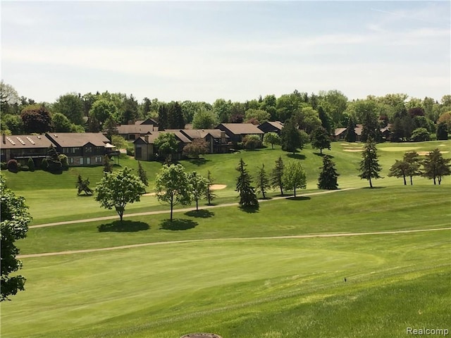 1829 Golf Ridge Dr, Bloomfield Hills, MI 48302 - view of home's community with a yard, golf course view, and view of scattered trees