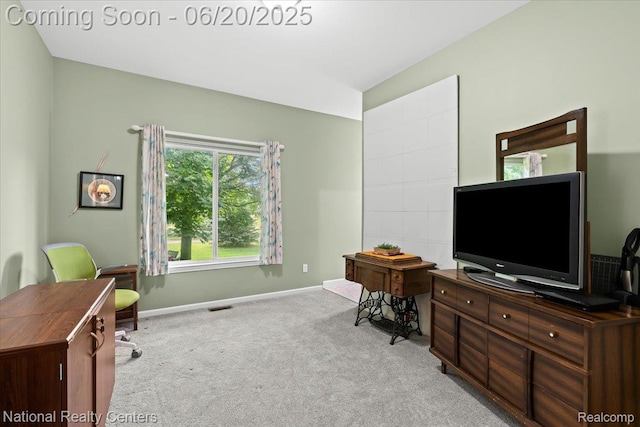 332 Asbury Ct, Highland, MI 48357 - office space with light colored carpet and baseboards