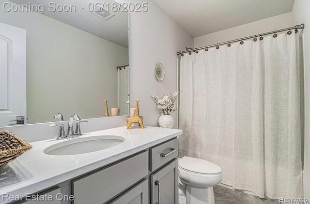 8757 Grove St, Washington, MI 48094 - bathroom with toilet and vanity