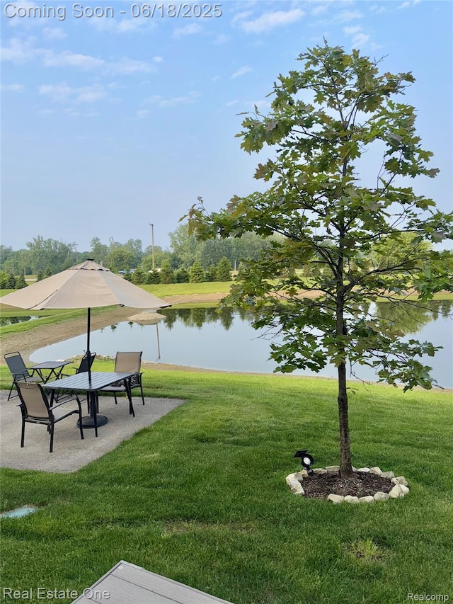 8757 Grove St, Washington, MI 48094 - surrounding community featuring a water view and a lawn