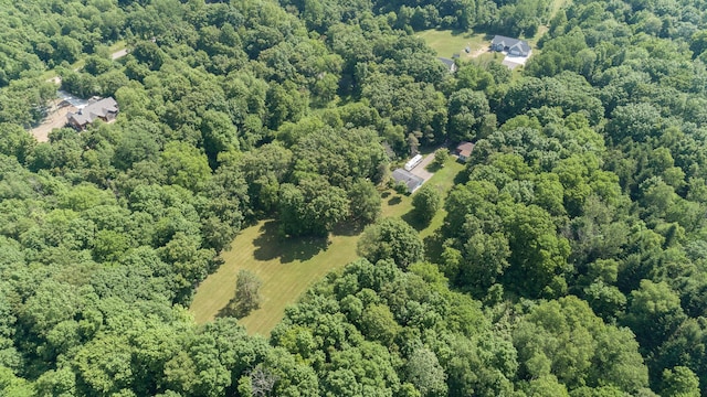 10229 N 22nd St, Plainwell, MI 49080 - aerial view of property's location with a heavily wooded area