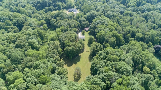 10229 N 22nd St, Plainwell, MI 49080 - bird's eye view of a heavily wooded area