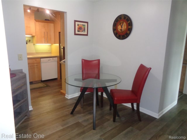 225 Brookwood Dr Unit 10, South Lyon, MI 48178 - dining room featuring dark wood finished floors