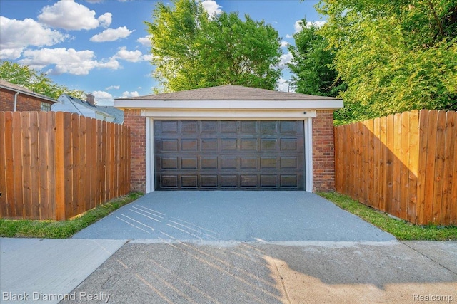 5500 Harvard Rd, Detroit, MI 48224 - view of detached garage