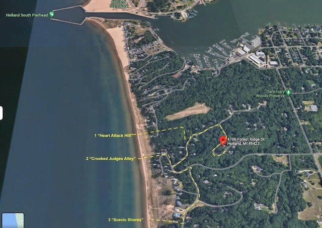 4679-4681 Forest Ridge Dr, Holland, MI 49423 - aerial map of property and surrounding area