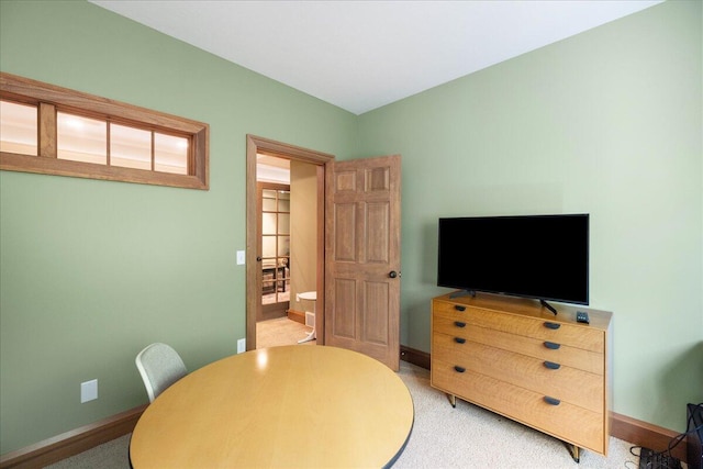 4679-4681 Forest Ridge Dr, Holland, MI 49423 - interior space with baseboards and light carpet