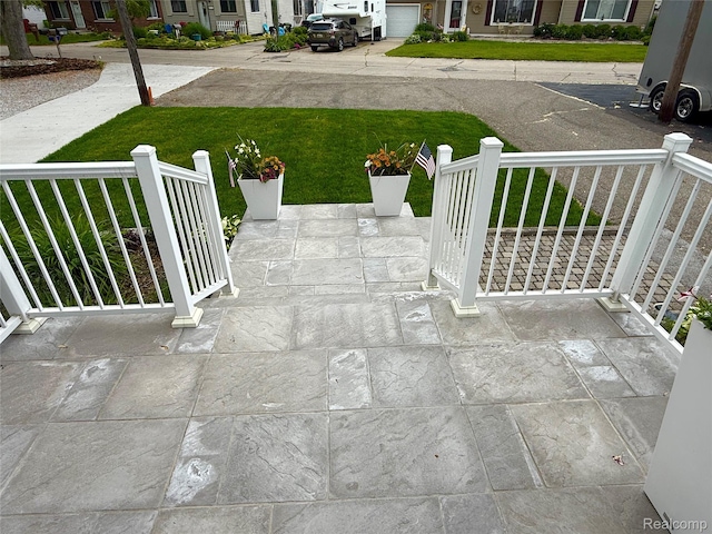 37805 Maplehill St, Harrison Township, MI 48045 - covered porch featuring a yard