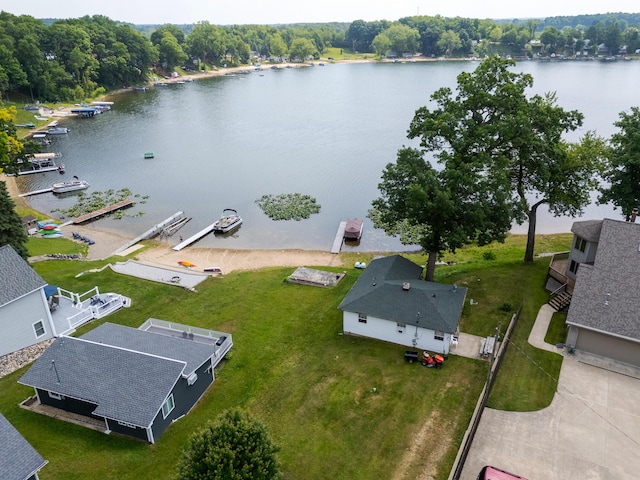 17295 Stevens Forest Lake St, Cassopolis, MI 49031 - bird's eye view of a large body of water