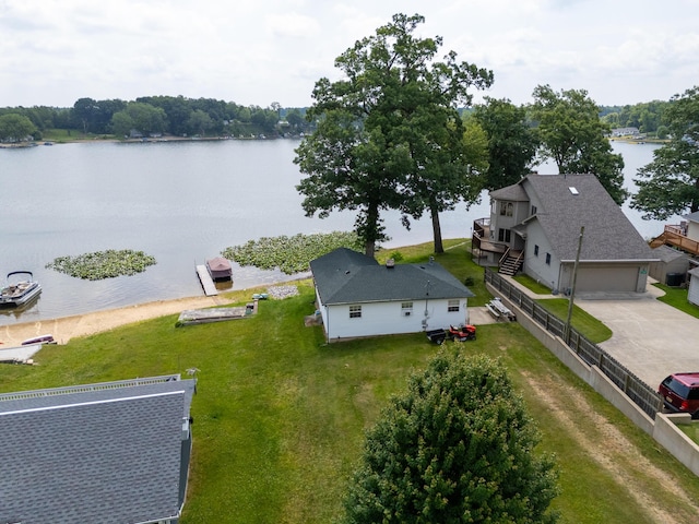 17295 Stevens Forest Lake St, Cassopolis, MI 49031 - view from above of property featuring a nearby body of water