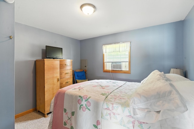 17295 Stevens Forest Lake St, Cassopolis, MI 49031 - bedroom featuring cooling unit and light carpet