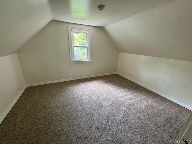 28905 Hennepin St, Dearborn Heights, MI 48135 - additional living space featuring carpet floors and vaulted ceiling