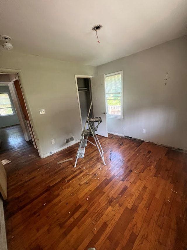 3501 Fleming Rd, Flint, MI 48504 - spare room with hardwood / wood-style flooring