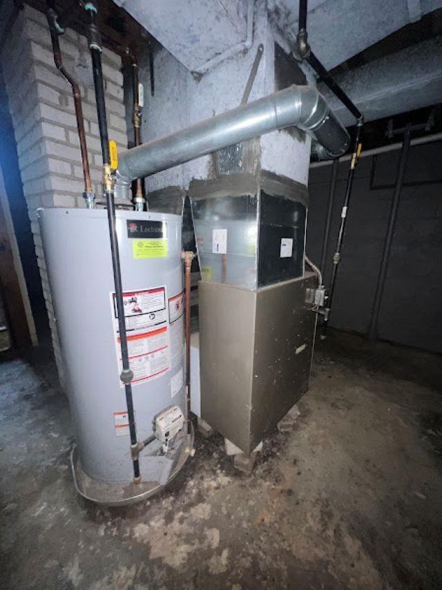 3501 Fleming Rd, Flint, MI 48504 - utilities featuring water heater and heating unit