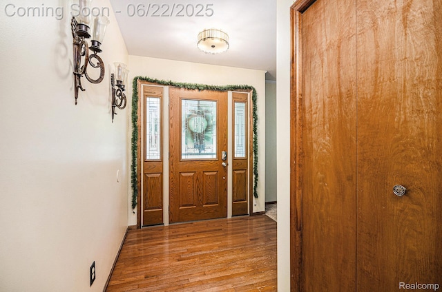 9300 Clippert St, Taylor, MI 48180 - entryway featuring wood finished floors