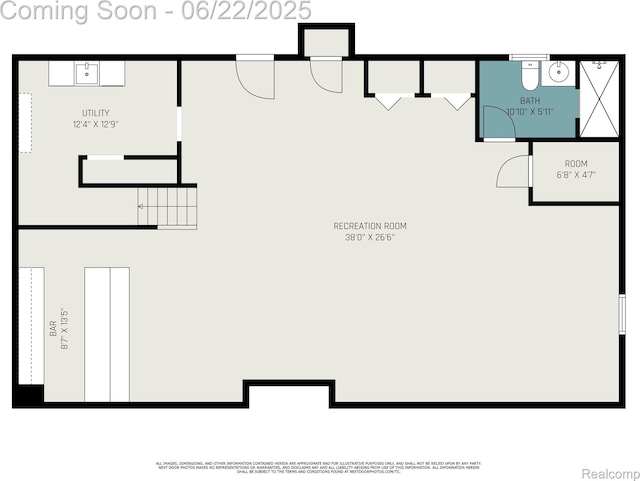 9300 Clippert St, Taylor, MI 48180 - view of floor plan / room layout