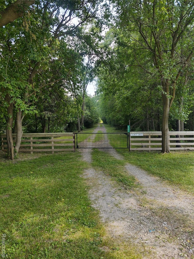 8996 Main St, Whitmore Lake, MI 48189 - view of street with a gate