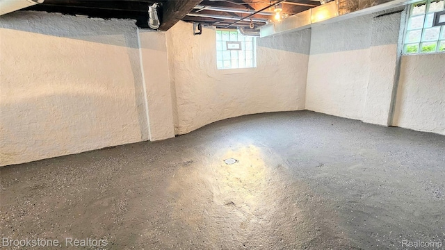 2520 Seyburn St, Detroit, MI 48214 - basement featuring a textured wall and plenty of natural light