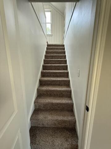 22026 Alger St, Saint Clair Shores, MI 48080 - stairs featuring carpet flooring and baseboards