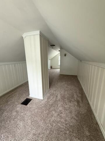 22026 Alger St, Saint Clair Shores, MI 48080 - bonus room featuring vaulted ceiling and carpet floors
