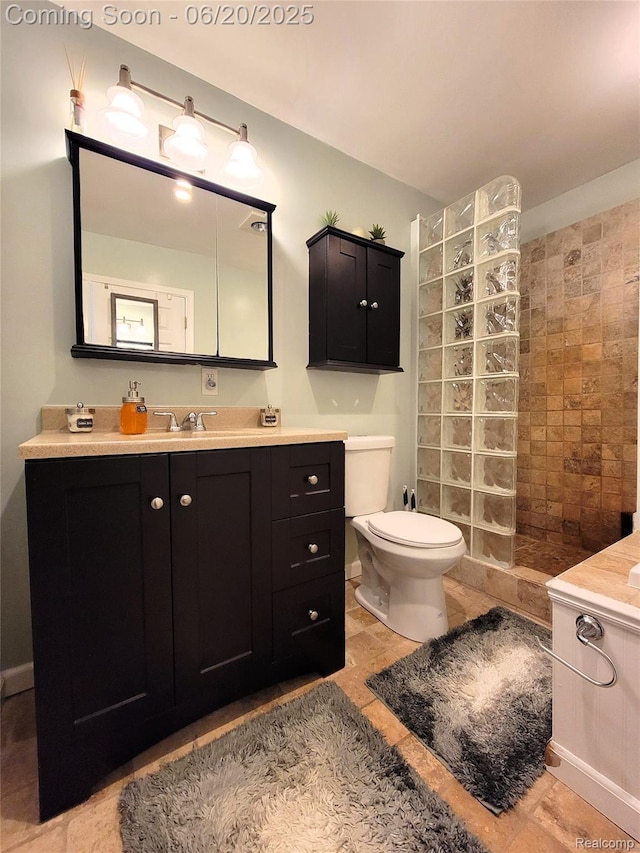 11329 E Shore Dr, Whitmore Lake, MI 48189 - bathroom featuring vanity and a walk in shower