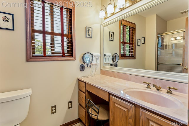24320 Simmons Dr, Novi, MI 48374 - full bath with vanity and a shower with shower door