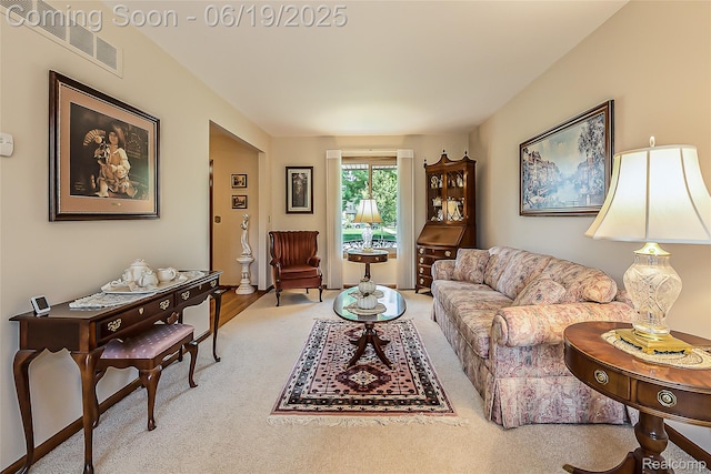 24320 Simmons Dr, Novi, MI 48374 - living room with carpet floors