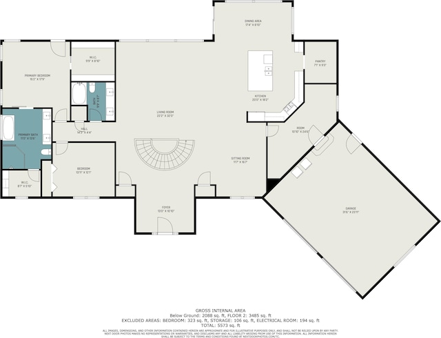 68363 Calvin Center Rd, Cassopolis, MI 49031 - view of property floor plan
