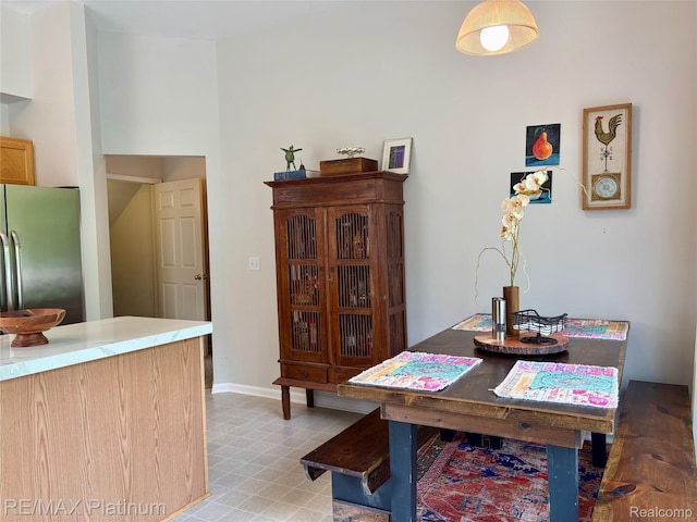 5089 Northfield Dr, Howell, MI 48843 - dining space with light floors and baseboards