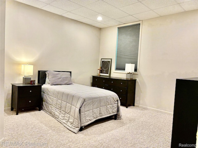 5089 Northfield Dr, Howell, MI 48843 - bedroom featuring carpet and a drop ceiling