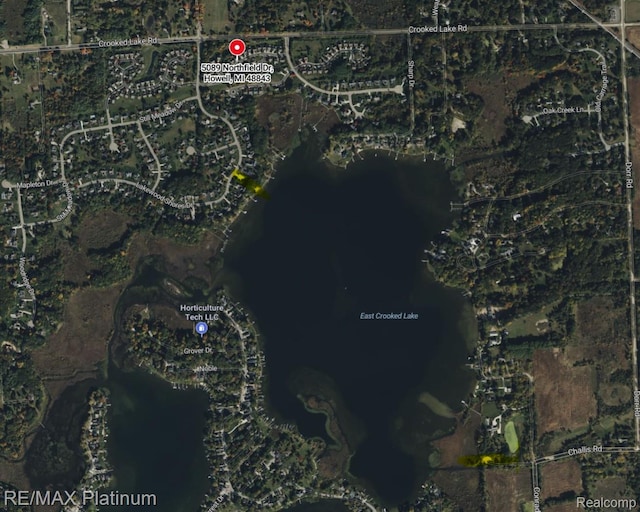 5089 Northfield Dr, Howell, MI 48843 - aerial overview of property's location
