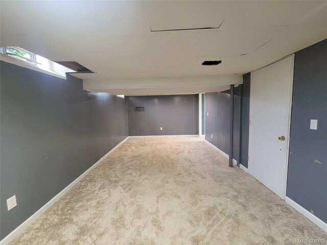 3136 Alden Dr, Sterling Heights, MI 48310 - finished basement featuring carpet floors