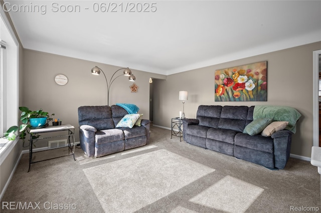 6622 Schaller St, Garden City, MI 48135 - carpeted living area with baseboards