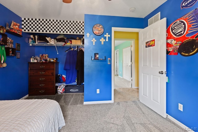 3564 Sapphire Dr, Adrian, MI 49221 - carpeted bedroom featuring baseboards and a closet