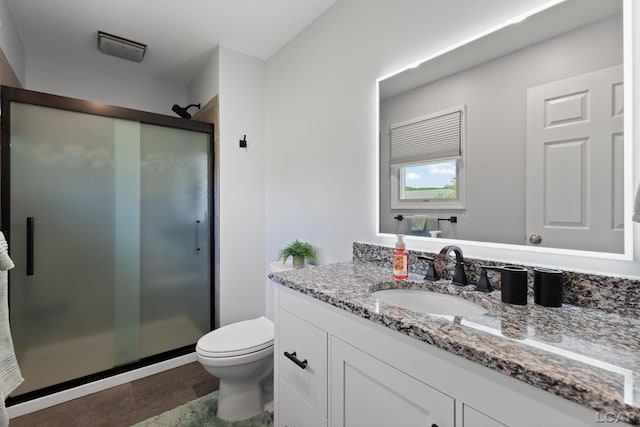 3564 Sapphire Dr, Adrian, MI 49221 - bathroom with vanity and a stall shower