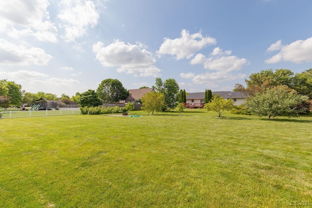3564 Sapphire Dr, Adrian, MI 49221 - view of yard featuring a playground
