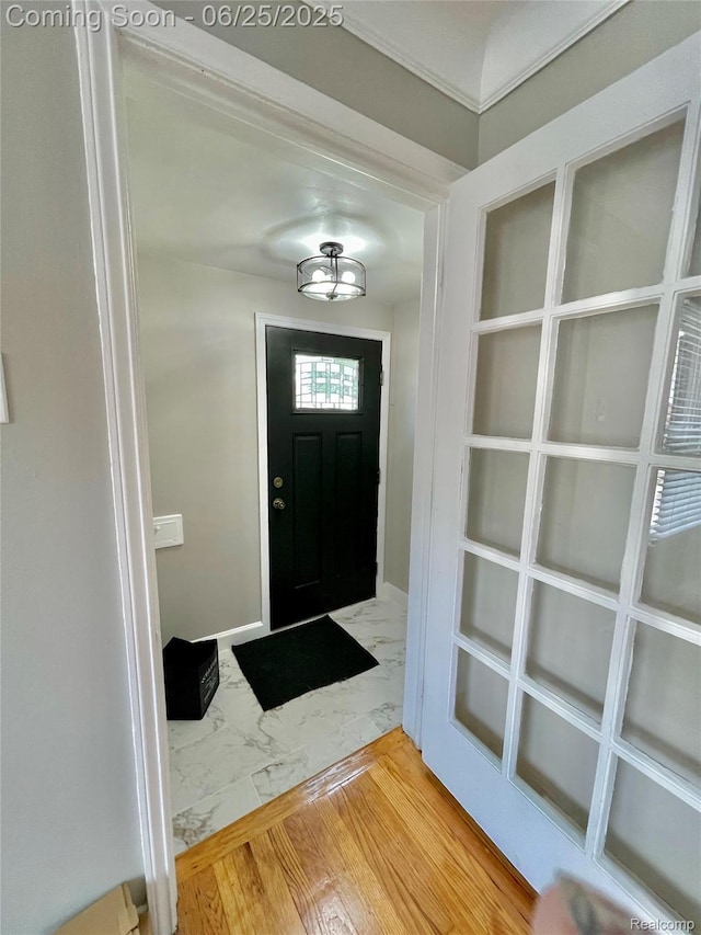 10351 Kramer, Detroit, MI 48204 - entrance foyer with marble finish flooring