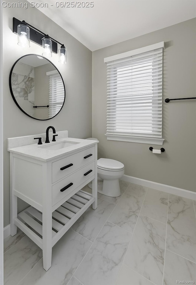10351 Kramer, Detroit, MI 48204 - bathroom featuring marble finish flooring and vanity
