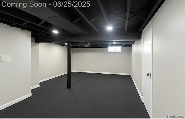 10351 Kramer, Detroit, MI 48204 - basement with baseboards